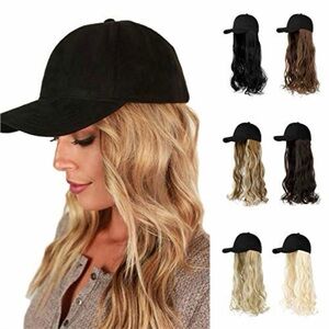 Hat cap hair extensions